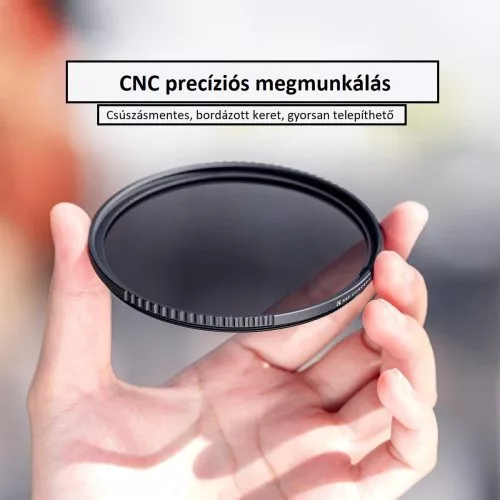 K&F Concept Professzionális szűrő szett + szűrőtartó tok (UV+CPL+ND4) (72mm)