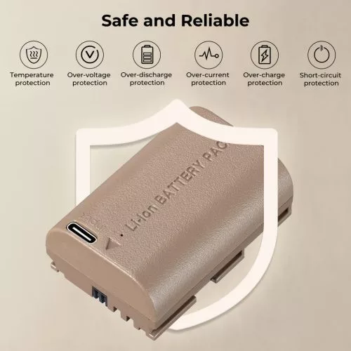 K&F Concept LP-E6NH USB-C akkumulátor