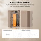 K&F Concept NP-FZ100 USB-C akkumulátor