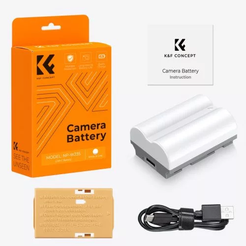 K&F Concept NP-W235 akkumulátor USB-C csatlakozóval