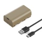 K&F Concept NP-F550 USB-C akkumulátor