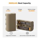K&F Concept NP-F550 USB-C akkumulátor
