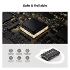 K&F Concept hordozható dupla USB-C akkumulátor NP-BX1 töltő, LCD + 2db NP-BX1 akkumulátor 1240mAh