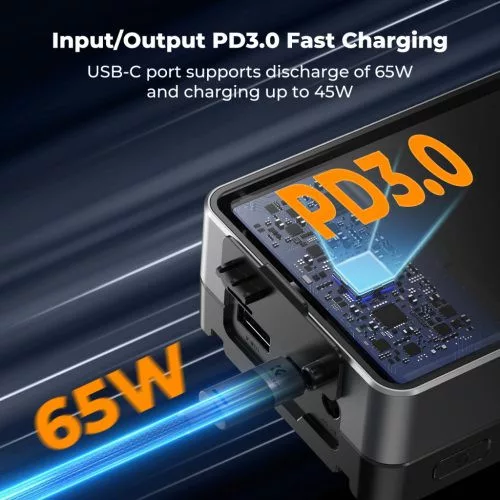 K&F Concept V-Mount Mini Pro akkumulátor (3400mAh)