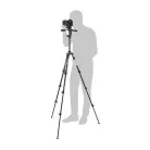 Manfrotto Befree live 3D kit: alu állvány csatos láb+3D live fluid fej (MKBFRLA4BK-3W)