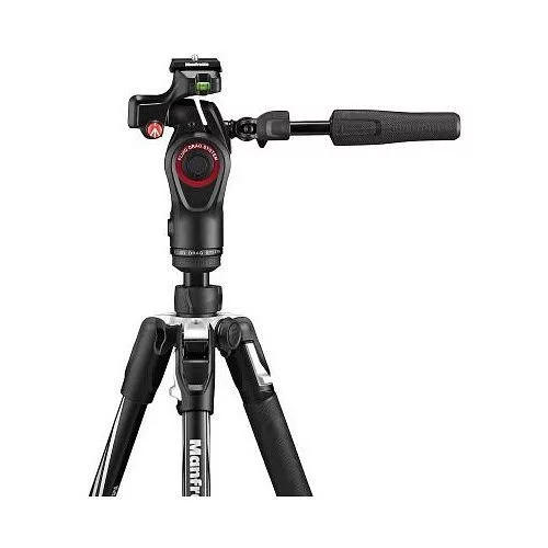 Manfrotto Befree live 3D kit: alu állvány csatos láb+3D live fluid fej (MKBFRLA4BK-3W)