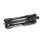 Manfrotto Befree live 3D kit: alu állvány csatos láb+3D live fluid fej (MKBFRLA4BK-3W)