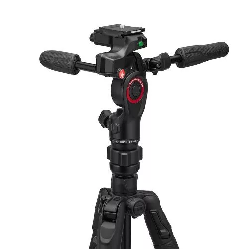 Manfrotto Befree GT alu állvány tekerős zár + 3D live fotó/videó fej