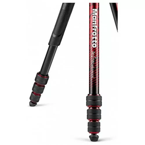 Manfrotto Befree Advanced Alumínium Travel Tripod twist gömbfejjel (piros) (MKBFRTA4RD-BH)