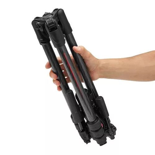 Manfrotto Befree GT karbon állvány tekerős zár + 3D live fotó/videó fej