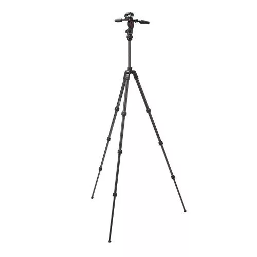 Manfrotto Befree GT karbon állvány tekerős zár + 3D live fotó/videó fej