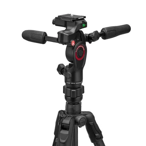 Manfrotto Befree GT karbon állvány tekerős zár + 3D live fotó/videó fej
