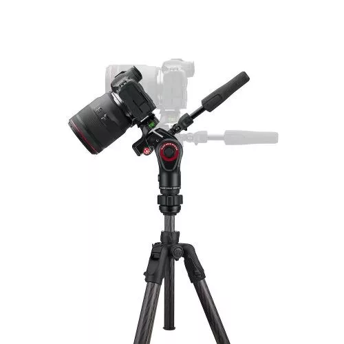 Manfrotto Befree GT karbon állvány tekerős zár + 3D live fotó/videó fej