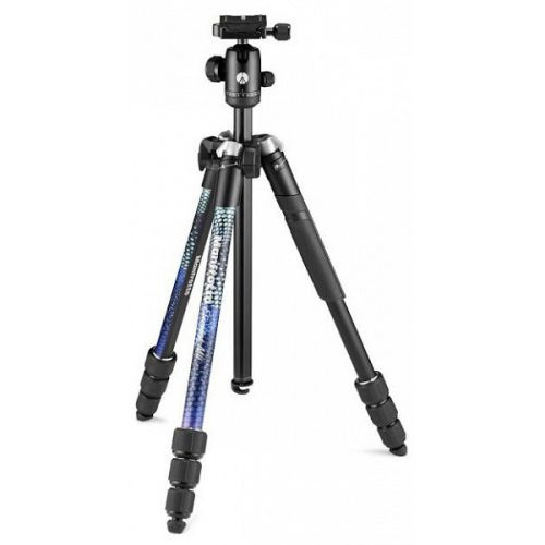 Manfrotto Element MII állvány Alu 4 szekció, gömbfej (kék) (MKELMII4BL-BH)