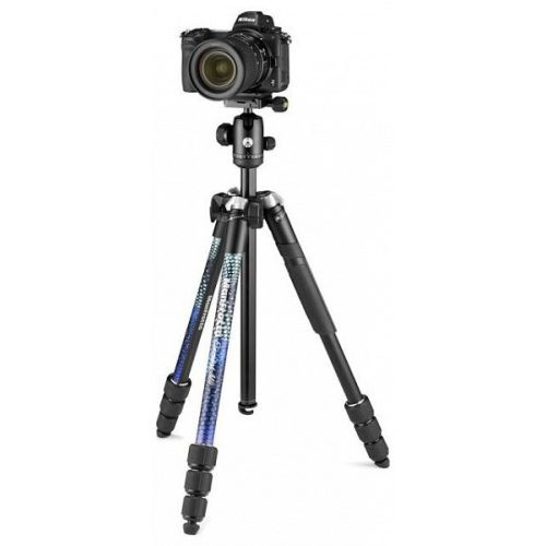 Manfrotto Element MII állvány Alu 4 szekció, gömbfej (kék) (MKELMII4BL-BH)