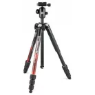 Manfrotto Element MII állvány Alu 4 szekció, gömbfej (piros) (MKELMII4RD-BH)