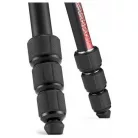 Manfrotto Element MII állvány Alu 4 szekció, gömbfej (piros) (MKELMII4RD-BH)