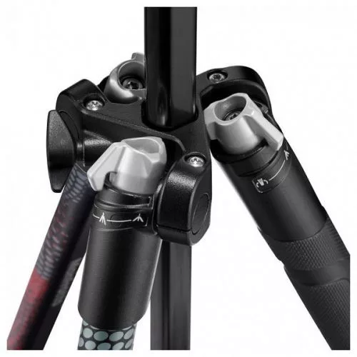 Manfrotto Element MII állvány Alu 4 szekció, gömbfej (piros) (MKELMII4RD-BH)
