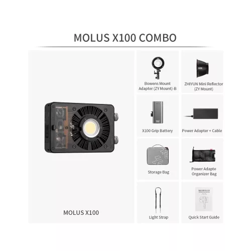 Zhiyun LED Molus X100 COB Light Combo 
