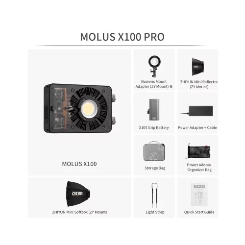 Zhiyun LED Molus X100 COB Light Pro 