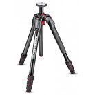 Manfrotto 190go! Alu 4 szekciós tripod twist zárral (fekete) (MT190GOA4)