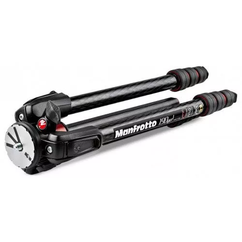 Manfrotto 190go! Karbon 4 szekciós tripod twist zárral (fekete, MT190GOC4)