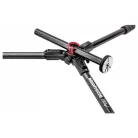 Manfrotto 190go! Karbon 4 szekciós tripod twist zárral (fekete, MT190GOC4)
