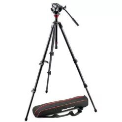   Manfrotto MVH500AH fluid fej + 755CX3 karbon állvány szint.középoszlop