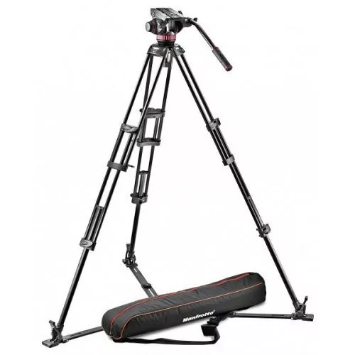 Manfrotto MVH502A,546GB-1 Professional Fluid Video System alumínium videóállvány