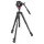 Manfrotto MVH500AH fluid fej lapos alappal & 190X alu video tripod