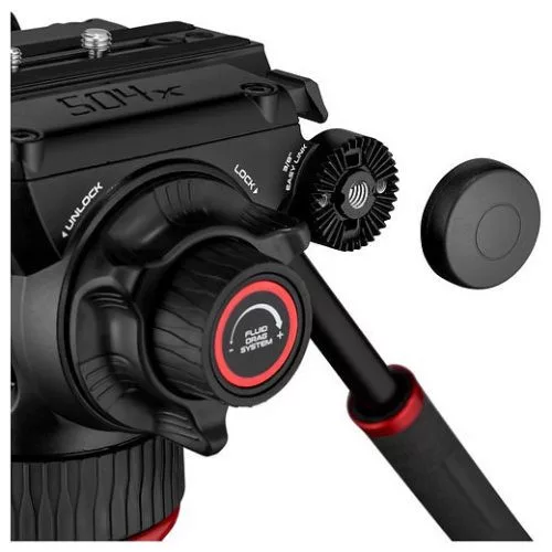 Manfrotto 504x fluid videó fej 635 fast karbon szimpla lábú állvánnyal (MVK504XSNGFC)