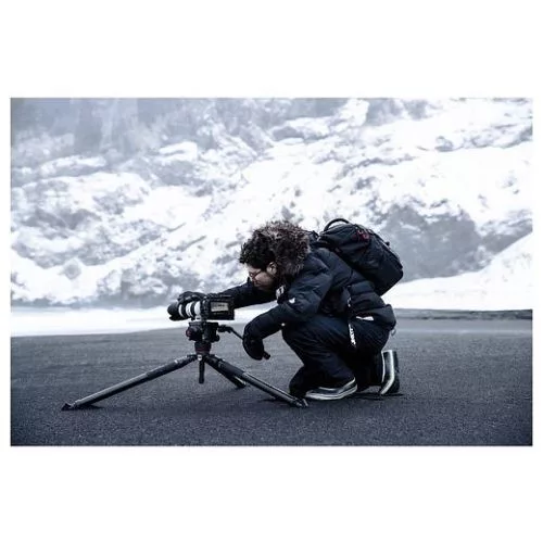 Manfrotto 504x fluid videó fej 635 fast karbon szimpla lábú állvánnyal (MVK504XSNGFC)