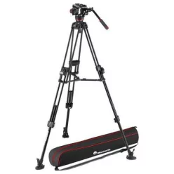   Manfrotto 504x fluid videó fej 645 fast alu ikerlábas állvánnyal (MVK504XTWINFA)