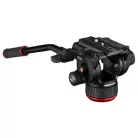 Manfrotto 504x fluid videó fej karbon ikerlábas állvánnyal, földterp. (MVK504XTWINGC)