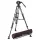 Manfrotto 504x fluid videó fej alu ikerlábas állvánnyal, középterpesz (MVK504XTWINMA)