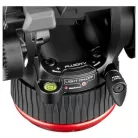 Manfrotto 504x fluid videó fej alu ikerlábas állvánnyal, középterpesz (MVK504XTWINMA)