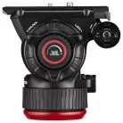 Manfrotto 504x fluid videó fej alu ikerlábas állvánnyal, középterpesz (MVK504XTWINMA)