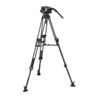 Manfrotto 509 Video fej + 645 Fast Alu állvány, 2n1 terp. Ikerláb (MVK509TWINFA)