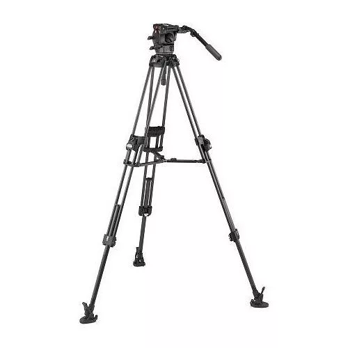 Manfrotto 526 Pro Video fej+ 645 Fast karbon állvány,2n1 terp. Ikerláb (MVK526TWINFC)