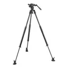 Manfrotto Nitrotech 608 fej + 635 Fast karbon állvány, szimpla láb (MVK608SNGFC)