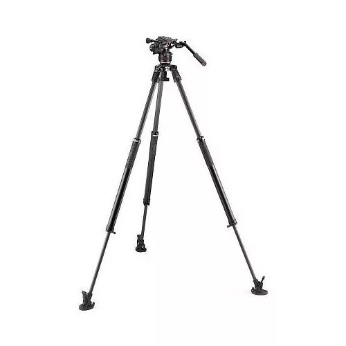 Manfrotto Nitrotech 608 fej + 635 Fast karbon állvány, szimpla láb (MVK608SNGFC)