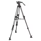 Manfrotto Nitrotech 608 fej + 645 Fast Alu állvány, középterp. Ikerláb (MVK608TWINFA)