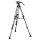 Manfrotto Nitrotech 608 fej + 645 Fast Alu állvány, középterp. Ikerláb (MVK608TWINFA)