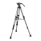 Manfrotto Nitrotech 608 fej + 645 Fast Alu állvány, középterp. Ikerláb (MVK608TWINFA)
