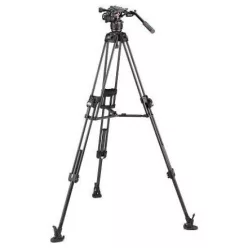   Manfrotto Nitrotech 608 fej + 645 Fast karbon állvány, k.terp ikerláb (MVK608TWINFC)