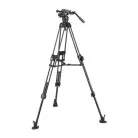 Manfrotto Nitrotech 608 fej + 645 Fast karbon állvány, k.terp ikerláb (MVK608TWINFC)