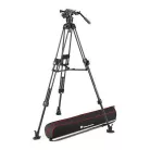 Manfrotto Nitrotech 608 fej + 645 Fast karbon állvány, k.terp ikerláb (MVK608TWINFC)
