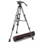 Manfrotto Nitrotech 608 & CF Twin MS video fej + karbon állvány