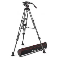   Manfrotto Nitrotech 608 & CF Twin MS video fej + karbon állvány