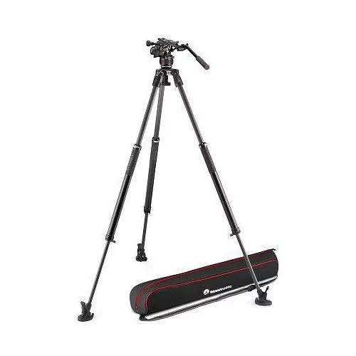 Manfrotto Nitrotech 612 fej + 635 Fast karbon állvány, szimpla láb (MVK612SNGFC)